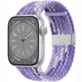 Pikkukuva 1 / 2: Punottu elastinen rannekoru Apple Watch 8 (45mm) - gradientpurple