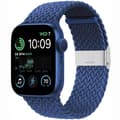 Miniatyrbilde 1 av 2: Flettet elastisk armbånd Apple Watch SE 2022 44mm - Blå