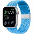 Pikkukuva 1 / 2: Punottu elastinen rannekoru Apple Watch SE 2022 40mm - skyblue