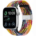 Miniatyrbillede 1 af 2: Flettet Elastik Armbånd Apple Watch SE 2022 40mm - rainbow