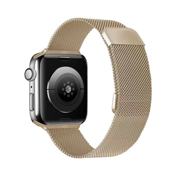 Milanese Armband Apple Watch SE 2022 (44mm) - Vintage Gold
