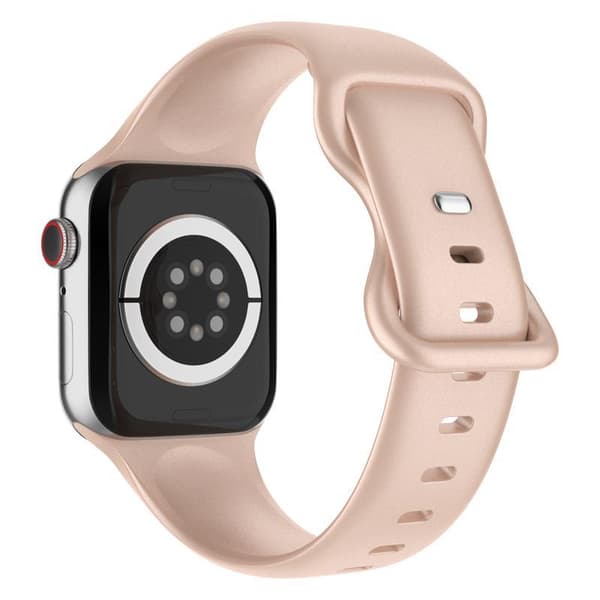 Apple Watch kompatibelt Armband Silikon GULD 38/40/41 mm