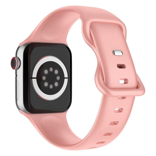 Apple Watch kompatibelt Armband Silikon ROSAmetallic 42/44/45 mm