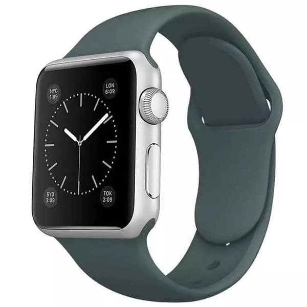 Apple Watch kompatibelt Armband Silikon GRÖN 38/40/41 mm