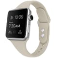 Miniatyrbild 1 av 9: Smalt Apple Watch kompatibelt Armband Silikon ANTIKVIT38/40/41mm