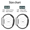 Miniatyrbild 6 av 9: Smalt Apple Watch kompatibelt Armband Silikon ANTIKVIT38/40/41mm