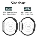 Miniatyrbild 7 av 9: Smalt Apple Watch kompatibelt Armband Silikon ANTIKVIT38/40/41mm
