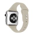 Miniatyrbild 9 av 9: Smalt Apple Watch kompatibelt Armband Silikon ANTIKVIT38/40/41mm