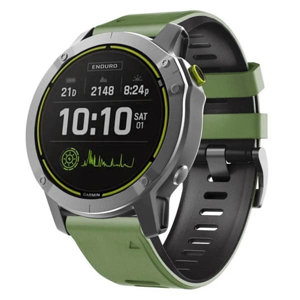 Twin Sport Rannekoru Garmin Enduro 2 - Valkoinen/musta