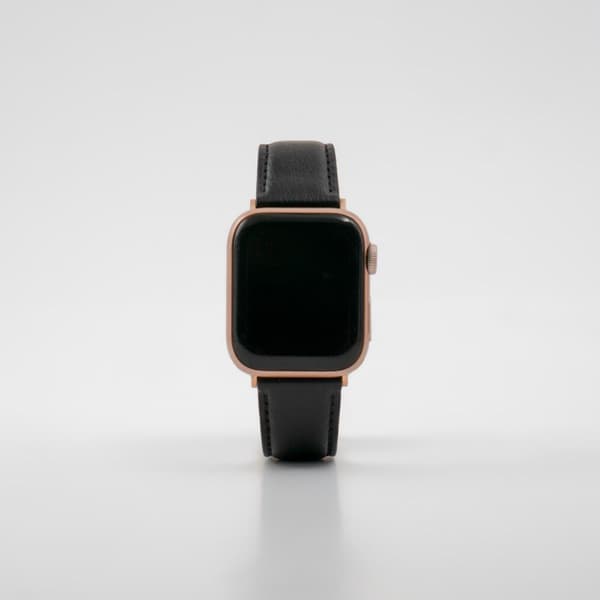 Apple Watch Klockarmband Svart - Vegan
