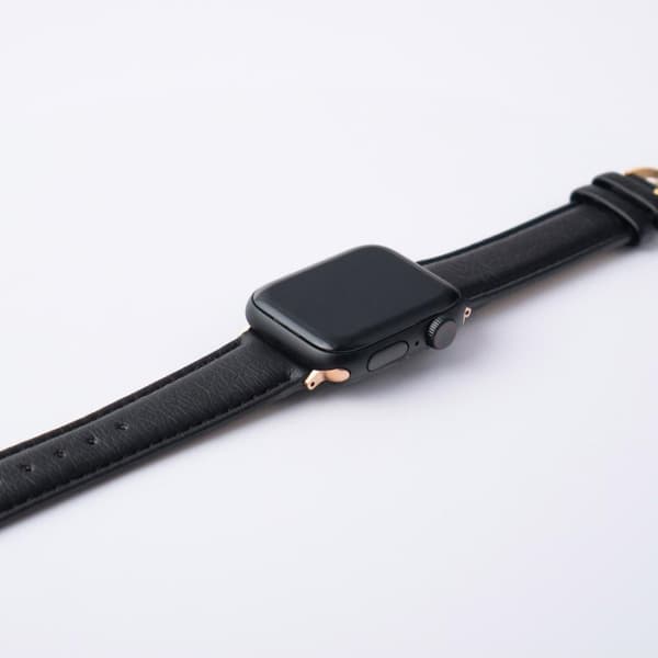 Apple Watch Klockarmband Svart - Leather