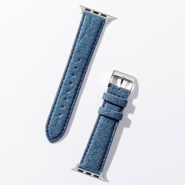 Apple Watch Klockarmband Blå - Pineapple Silver Apple Watch 38-41mm