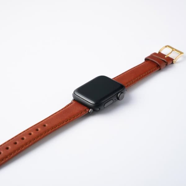 Apple Watch Klockarmband Brunt - Leather