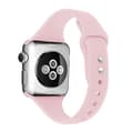 Miniatyrbild 3 av 3: Apple Watch kompatibelt Smalt Armband Silikon ROSA 42/44/45mm