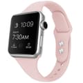 Miniatyrbild 1 av 3: Apple Watch kompatibelt Smalt Armband Silikon ROSA 42/44/45mm