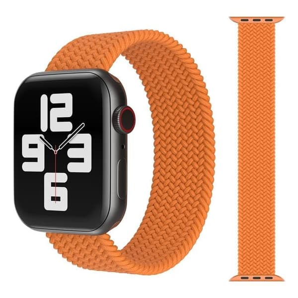 Apple Watch kompatibelt ARMBAND Elastiskt ORANGE 38/40/41 mm Orange S