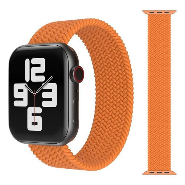 Apple Watch kompatibelt ARMBAND Elastiskt ORANGE 42/44/45 mm