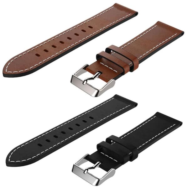 SKALO Läderarmband till Samsung Watch 4 44mm