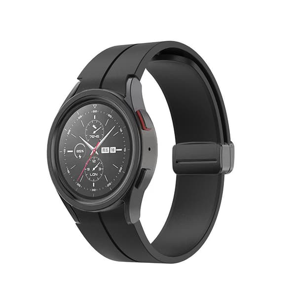 INF Smart klokkerem med sammenleggbar spenne SortSamsung Galaxy watch5 S