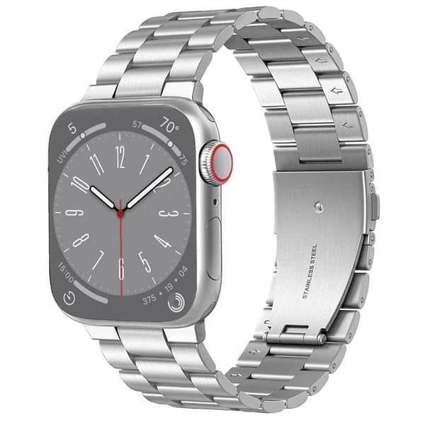 Armbånd Rustfrit stål Apple Watch 8 (41mm) - Sølv