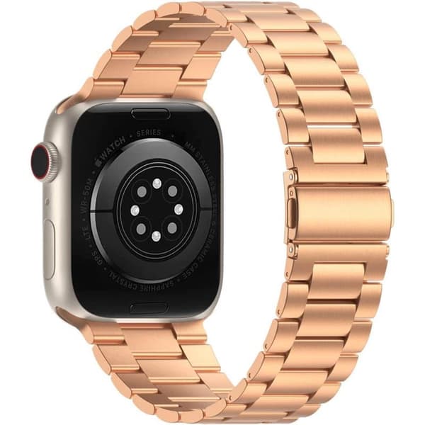 Armband rostfritt stål Apple Watch 8 (41mm) - Rosé