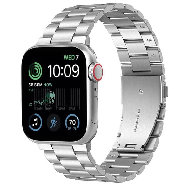 Armbånd Rustfritt stål Apple Watch SE 2022 (40mm) - Sølv