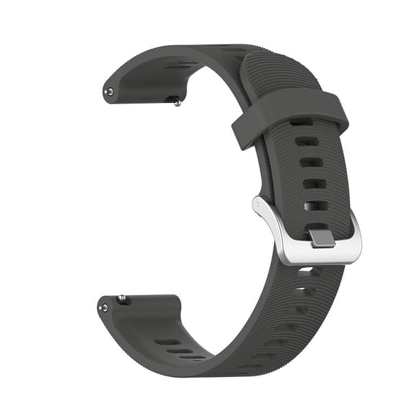INF Kellon ranneke Garmin Forerunner 245 silikonille HarmaaGarmin Forerunner 245 20 mm