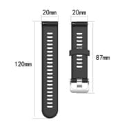 Kellon rannekoru Valkoinen 20 mm Garmin Forerunner 245