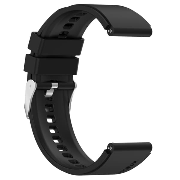Silikonarmbånd til Huawei Watch GT 3 Pro 46mm - sort