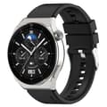 Miniatyrbilde 1 av 5: Silikonarmbånd til Huawei Watch GT 3 Pro 46mm - sort