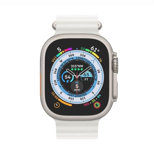 RIB Sport Armband Apple Watch Ultra (49mm) - Vit
