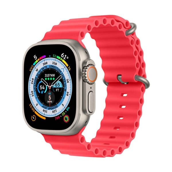 RIB ranneke Apple Watch Ultra (49mm) - Punainen