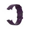 Miniatyrbild 2 av 2: Silikonarmband Fitbit Charge 4 / Charge 3 / Charge 3 SE - stl. L Mörklila