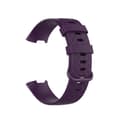 Miniatyrbild 1 av 2: Silikonarmband Fitbit Charge 4 / Charge 3 / Charge 3 SE - stl. L Mörklila