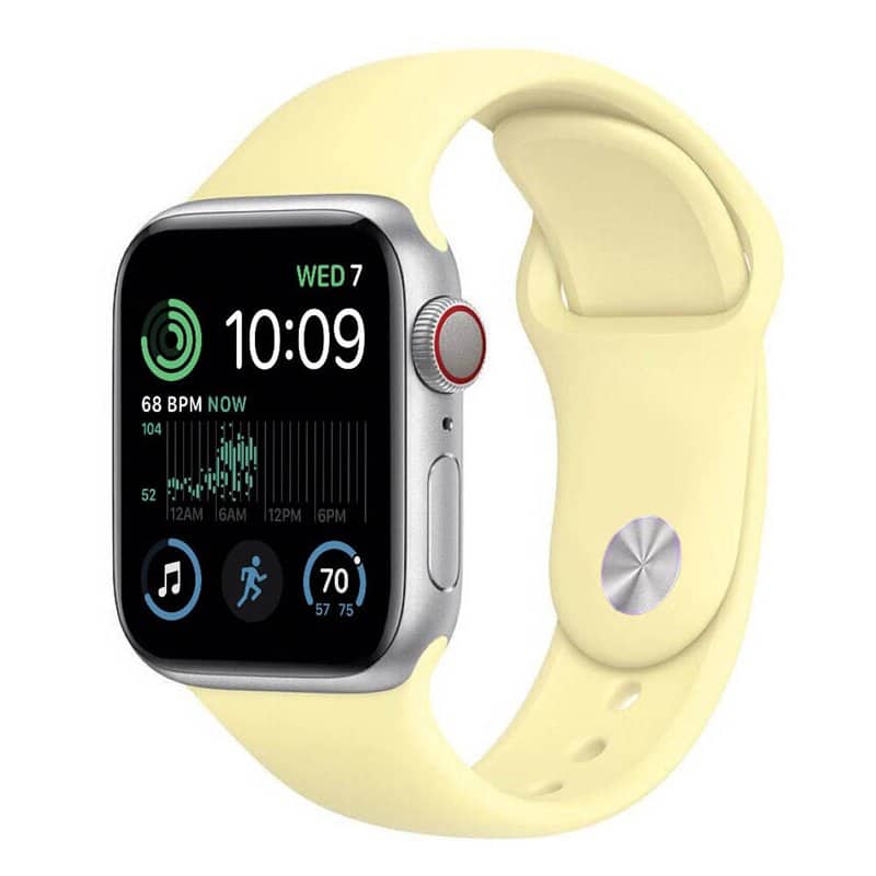 Sport Armband Apple Watch SE 2022 (40mm) Light yellow CDON