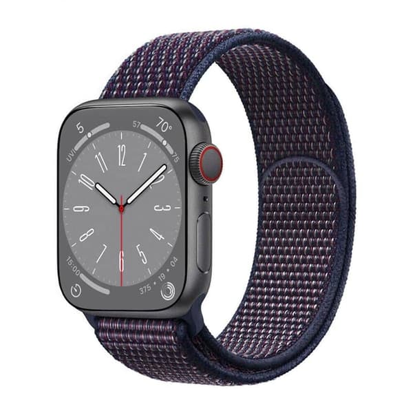 Nailon Rannekoru Apple Watch 8 (45mm) - Indigo