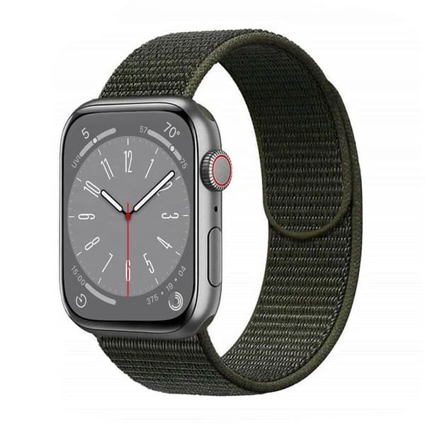 Nylon Armband Apple Watch 8 (41mm) - Military Khaki