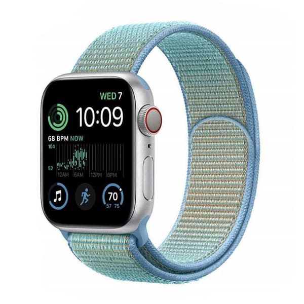 Nylon Armband Apple Watch SE 2022 (44mm) - Corn flower