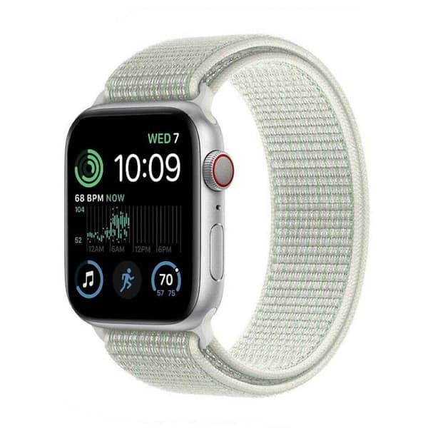 Nailon ranneke Apple Watch SE 2022 (40mm) - Teal Tint