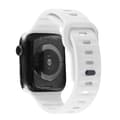 Miniatyrbild 3 av 3: Apple Watch kompatibelt Armband SPORT Silikon VIT 38/40/41mm