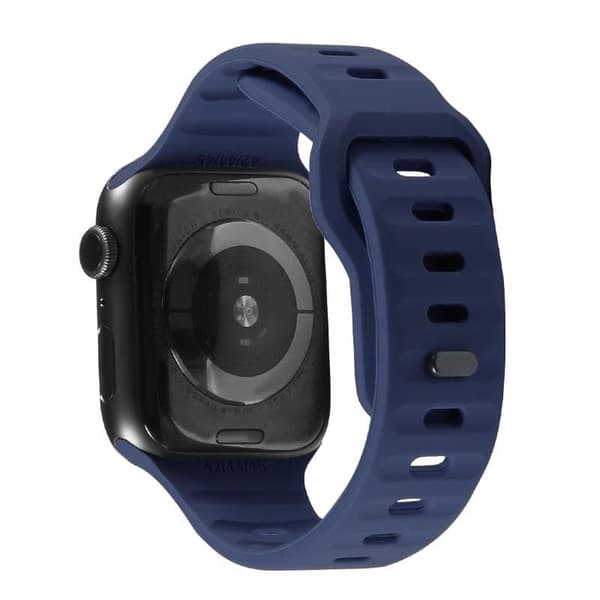 Apple Watch kompatibelt Armband SPORT Silikon BLÅ 42/44/45mm