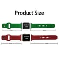 Miniatyrbild 2 av 3: Apple Watch kompatibelt Armband SPORT Silikon BLÅ  42/44/45mm