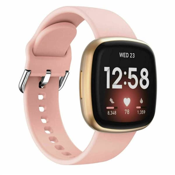 Sport ranneke Fitbit Sense 2 - Vaalea pinkki