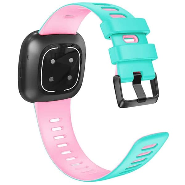 Twin Sport Armband Fitbit Sense 2 - Mint/rosa