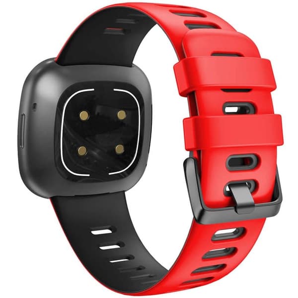 Twin Sport armbånd Fitbit Sense 2 - Rød/svart