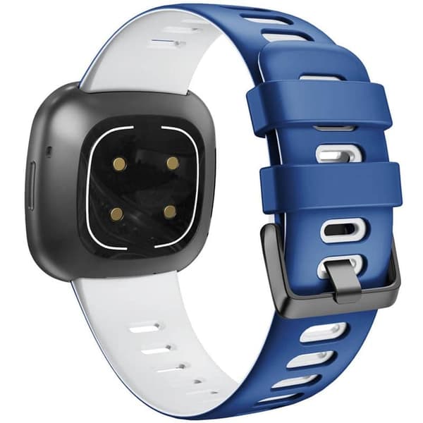Twin Sport armbånd Fitbit Sense 2 - Blå/hvit