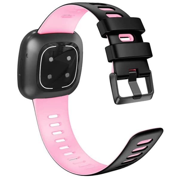 Twin Sport Armband Fitbit Sense 2 - Svart/rosa