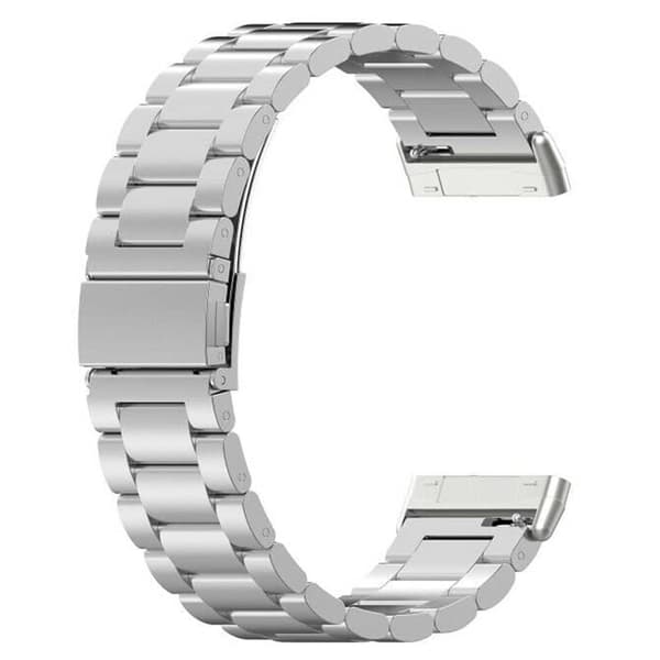 Armband rostfritt stål Fitbit Versa 4 - Silver