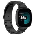 Miniatyrbild 1 av 3: Armband rostfritt stål Fitbit Versa 4 - Svart