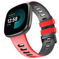 Miniatyrbild 1 av 3: Twin Sport Armband Fitbit Versa 4 - Röd/svart